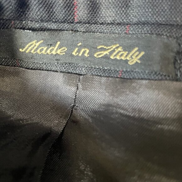 Zignone Italy 100% Wool Blazer 50R Formal Classic Luxury Elegant Business Party - Picture 4 of 12